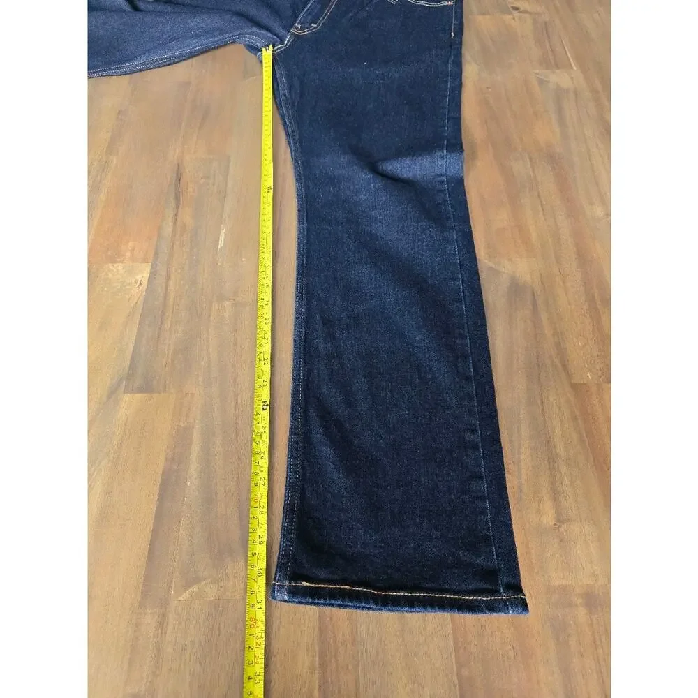 Levi's 513 Slim Straight Jeans Mens Blue Denim 38x32 NWT